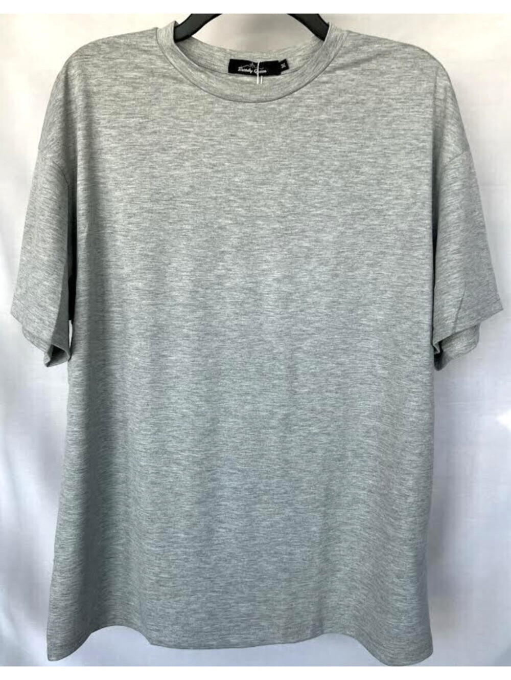 Women's Grey T-Shirt-Size Medium, Casual, Polyester, Cotton, Spandex Blend